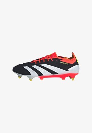adidas Performance PREDATOR ELITE SOFT GROUND - Fodboldstøvler til fast underlag - core black cloud white solar red