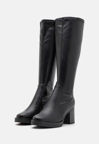 Anna Field Wide Fit Botas con plataforma - black