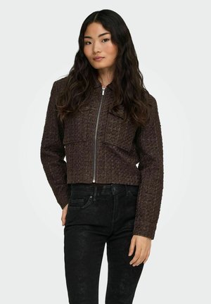 Leichte Jacke - coffee bean