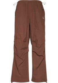 SMALL SIGNATURE PARACHUTE - Hlače - brown