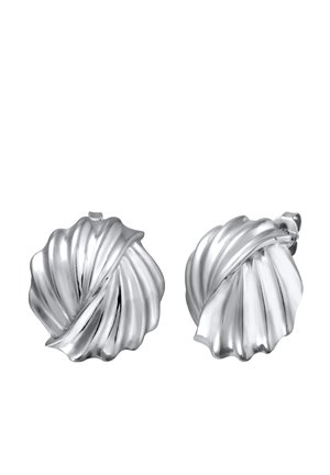 STRUCTURED CHUNKY - Øreringe - silberfarben