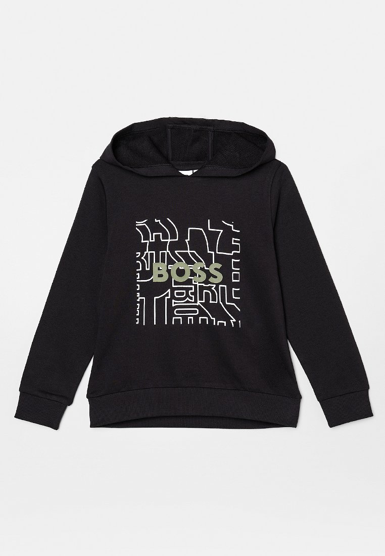 BOSS Kidswear Hoodie zwart BOSS Kidswear Hoodie zwart
