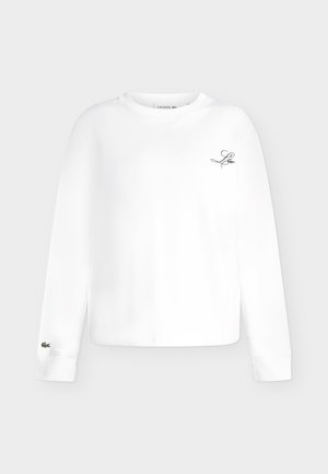Lacoste, Sweatshirt - white