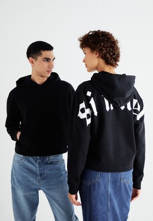 JORREBELLION CROPPED HOOD UNISEX - Hoodie - black
