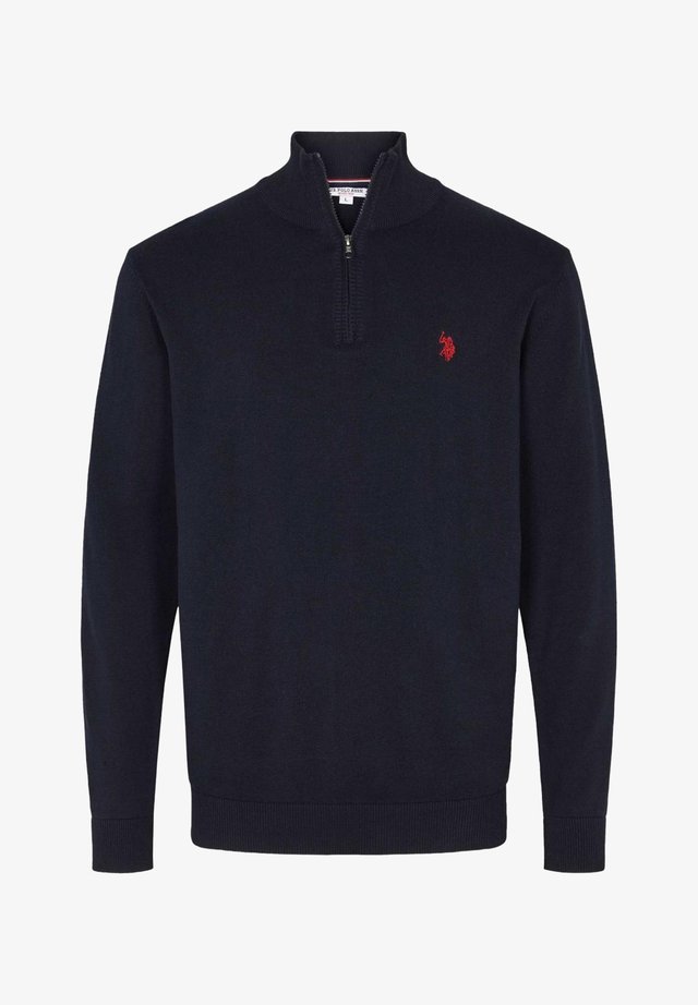 Strikkegenser - dark sapphire