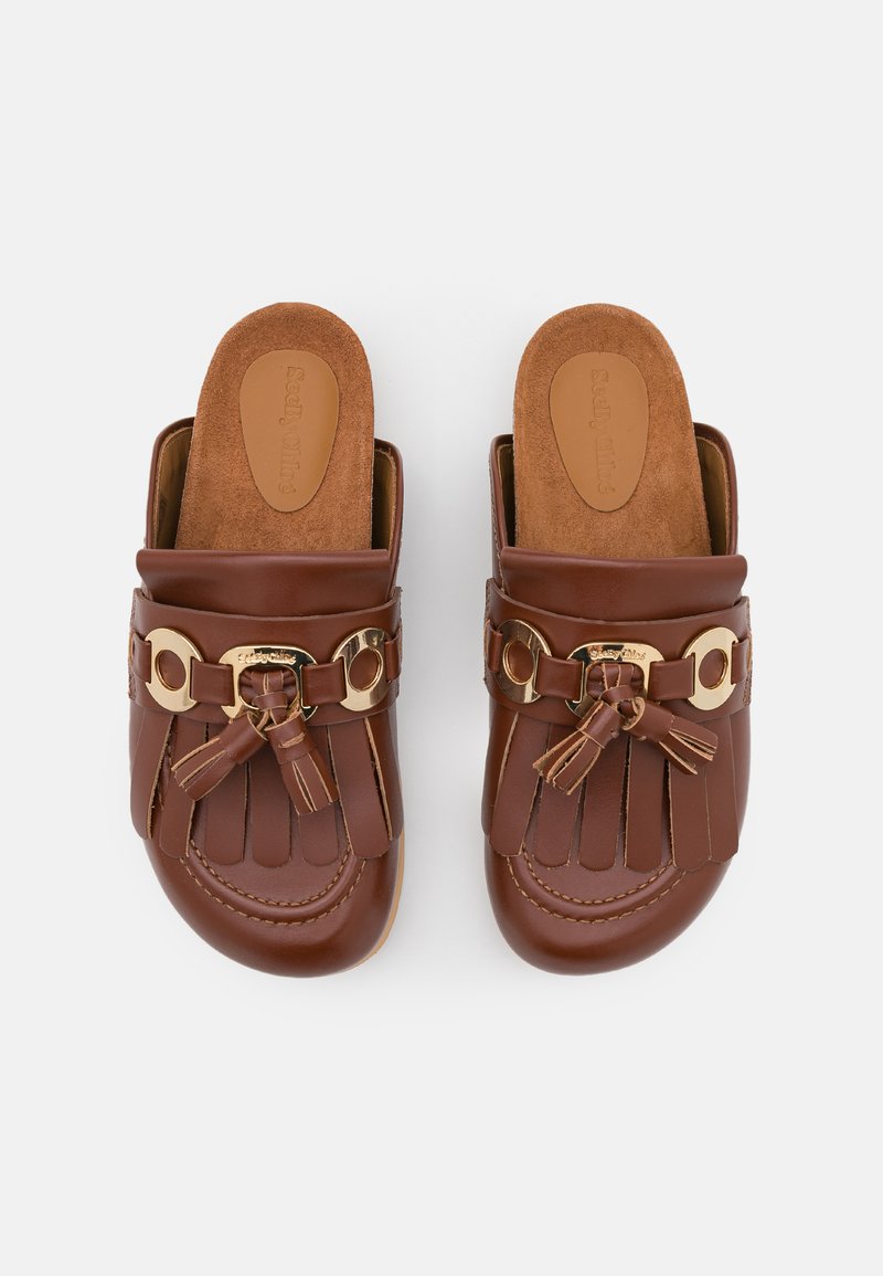 Damen Sneaker | See by Chloé LYVI Pantolette flach rust/copper/cognac - ZW42930 Damen Sneaker | See by Chloé LYVI Pantolette flach rust/copper/cognac - ZW42930