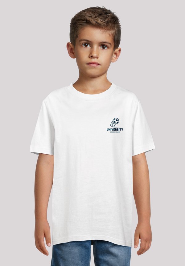 UNIVERSITY SOCCER CLUB CLASSIC MINIMALIST - T-Shirt print - weiß