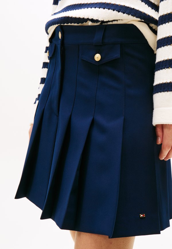 BUTTON PLEATED MINI SKIRT - Pleated skirt4