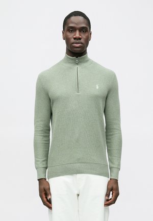 LONG SLEEVE PULLOVER - Svetrík - fern green heather