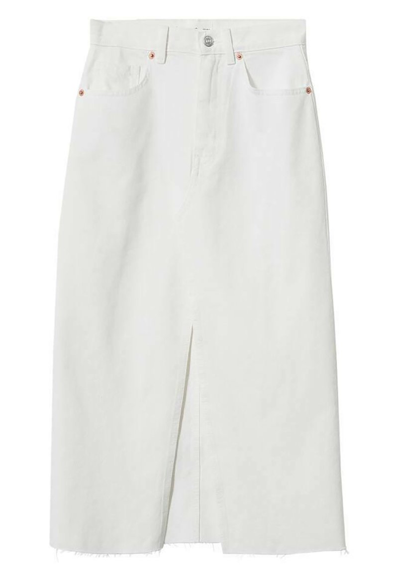 Mango A-lijn rok wit Mango A-lijn rok wit