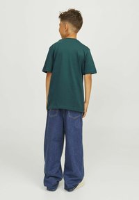 Jack & Jones Junior JJECORP LOGO TEE O-NECK - Potiskana majica - deep teal