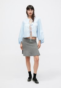 DESIGNERS REMIX CLAIRE TIE BLOUSE - Blúz - light blue