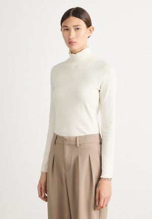 Langarmshirt - bright ecru