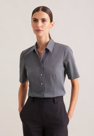 BUSINESS REGULAR FIT - Skjortebluser - gray