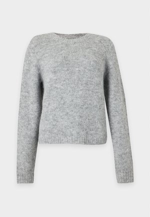 Vero Moda, VMNOVAH O NECK - Maglione - medium grey melange