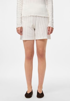 PCMARIE HW POINTELLE - Shorts - cloud dancer