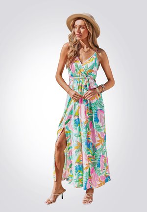 Cupshe VIBRANT TROPICAL - Robe longue - green