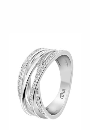 ZIRKONIASTEIN - Ring - silver-coloured/weiß