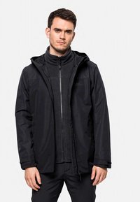 Jack Wolfskin TAUBENBERG 3IN1 JACKET - Winterjas - black