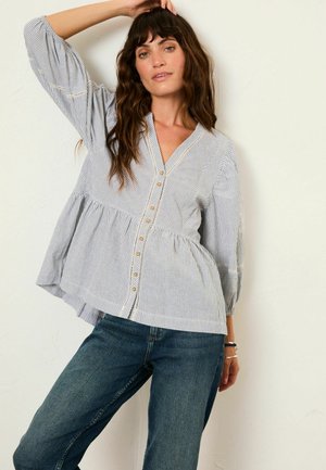 EMBROIDERED - Bluse - ivory