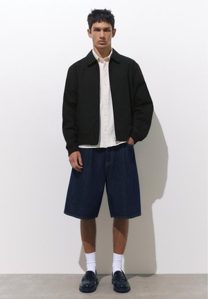 PULL&BEAR Giubbotto Bomber - black