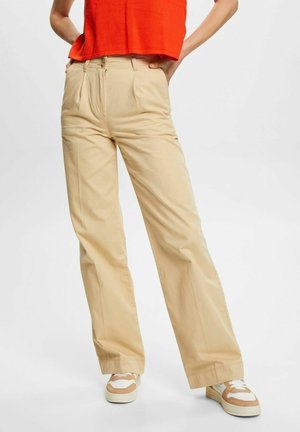 Pantalon classique - mottled beige