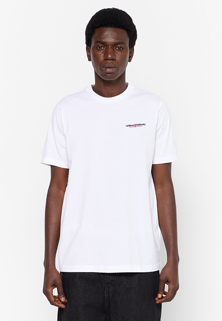 Diesel T-shirt basic wit Diesel T-shirt basic wit