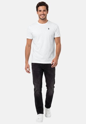 U.S. Polo Assn., USNaash - Basic T-shirt - weiss-navy