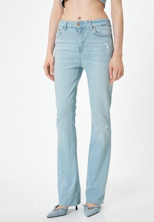 Koton VICTORIA - Vaqueros a campana - light blue