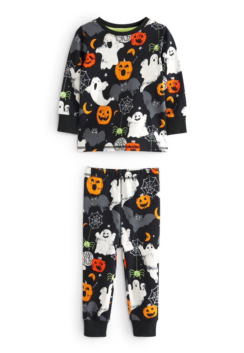 Halloween Nachtwäsde Damen - Bauchfrei Schlafanzug Mit Grusel-Print