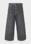HARPER CULOTTE BELT - Wide leg - grey cloud