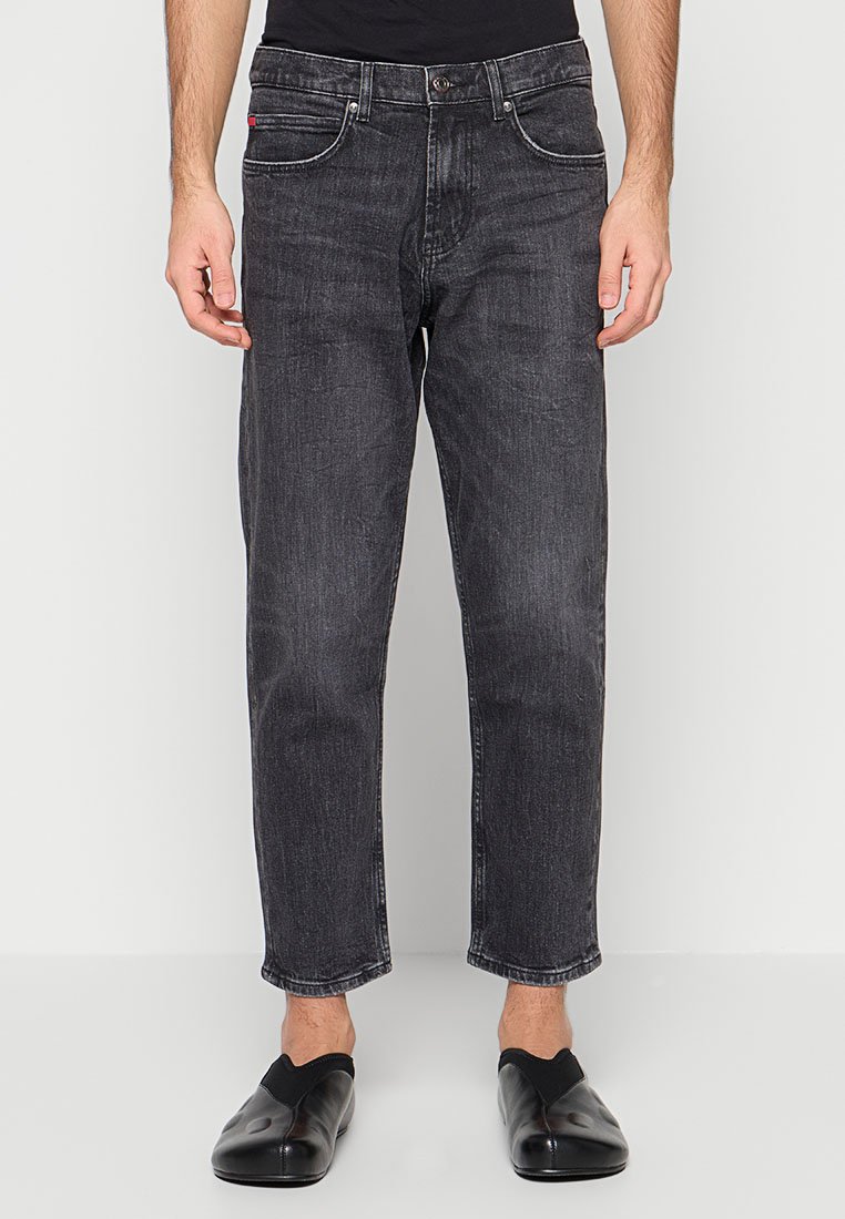 HUGO Straight leg jeans donkergrijs HUGO Straight leg jeans donkergrijs