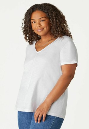 V-NECK - T-shirt basic - white