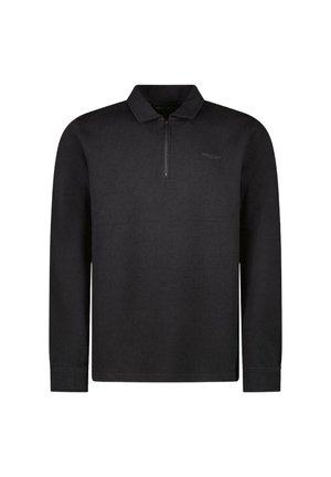 Cars Jeans GRYSSO HALFZIP - Poloshirt - black