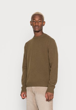 SYLLI CREW NECK - Jumper - dark olive