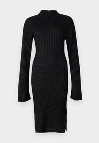DRESS - Gebreide jurk - golden black