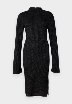 STUDIO ID DRESS - Strikkjoler - golden black