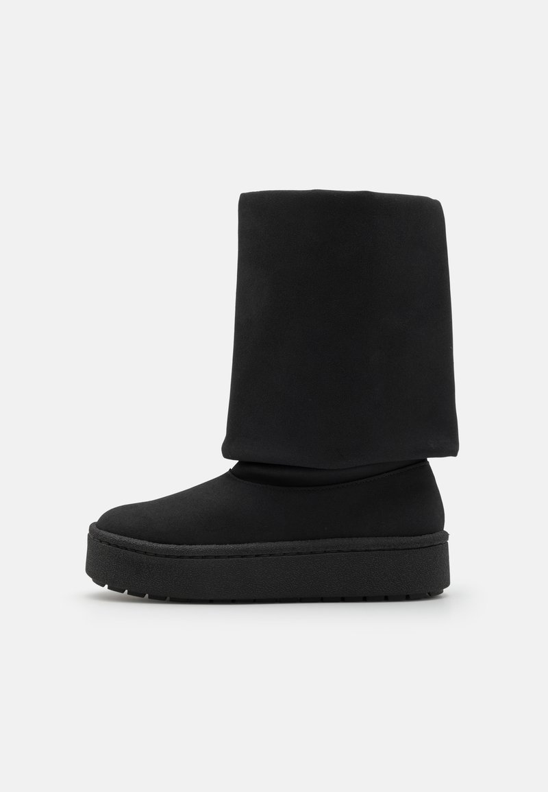 Anna Field Botas con plataforma - black