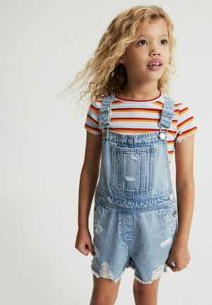 Next SHORT-REGULAR FIT - Kombinezonas su petnešomis - light blue