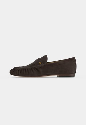 MICHAEL Michael Kors, JENNINGS RUCHED LOAFER - Обувки без връзки - chocolate