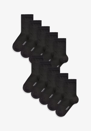 10 PACK - Čarape - black