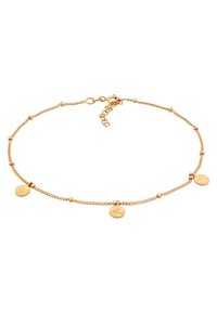 BASIC STRUCTURED PLATE - Ankelkæder - gold-coloured