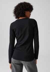 OPUS SLIM FIT BASIC - Longsleeve - black