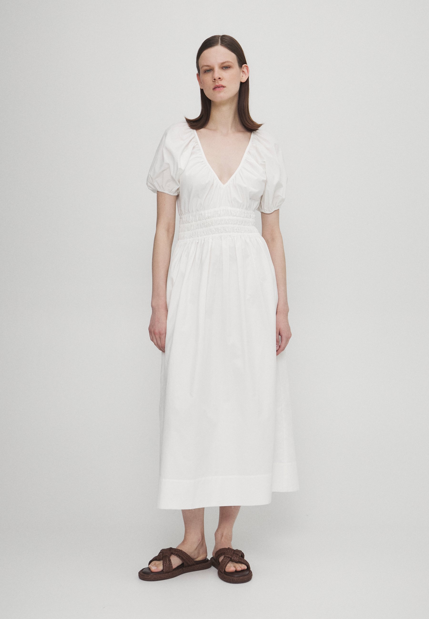 japna midi dress Dress Casual Midi By Japna In Blue & White, Size: Xs