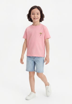 ONLY MINI, KMGSOLEI TEE 4 PACK - Základné tričko - cloud dancer/laurel green/ballad blue/tickled pink