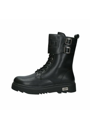 STIVALETTO - Stivaletti con plateau - nero