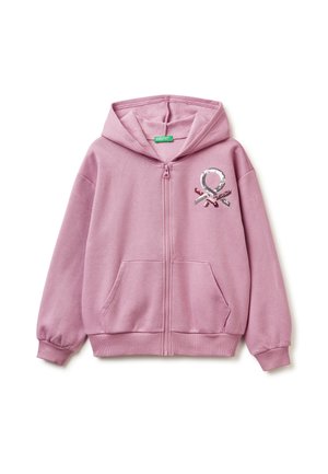 SEQUINS  - Felpa con zip - pink