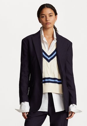 STRETCH WOOL BLEND BLAZER - Blazer - navy