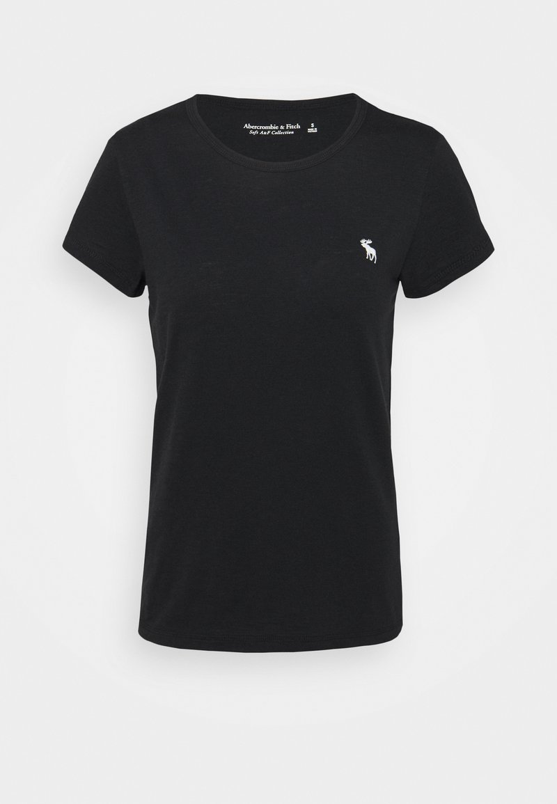Abercrombie & Fitch T-shirt basic zwart Abercrombie & Fitch T-shirt basic zwart
