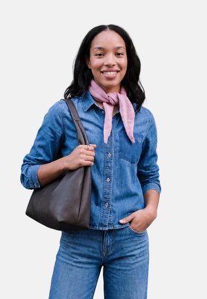 Street One Studio, STRICKSCHAL IN DIAMANTFORM - Foulard - pearly rose mel